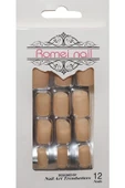 Pazariz Pazarız Nail Takma Tırnak 12'li - Mat Nude - 1