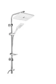 Pazariz Vucci Shower Oval Boru Robot Yağmurlama Tepe Duş Seti - 1