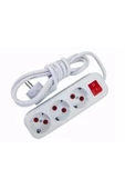 Pazariz 5w Led Ampul + 3 Metre Uzatmalı Anahtarlı 3lü Priz Set - 3