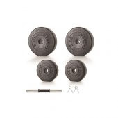 Uzunay Dambıl Ağırlık Seti Black 15 KG - 1
