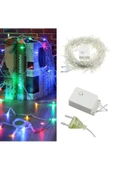 Pazariz 10 Metre 100 Ledli 8 Fonksiyonlu Karışık Renkli Rgb Led Lamba thumbnail 2