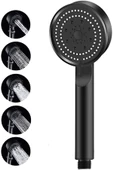 Pazariz Turbo Fan Lite El Duşu Handshower, Siyah - 1