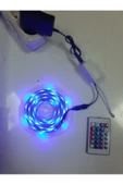 Pazariz 5 Metre Rgb Şerit Led 16 Renkli Iç Dış Mekan Kumandalı thumbnail 3