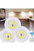Pazariz Uzaktan Kumandalı Yapışkanlı Led Spot Lamba Wt-364 - 1