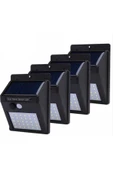 Pazariz 20 Led Fotoselli Solar Led Duvar Lamba Işık Sensörlü Güneş Enerji 4 Adet thumbnail 1