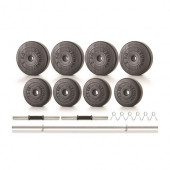 Uzunay Black 35 KG Dambıl Halter Ağırlık Seti - 1