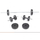 Uzunay Black 35 KG Dambıl Halter Ağırlık Seti - 3