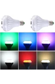 Pazariz Bluetooth Hoparlörlü Akıllı Led Ampül Renkli thumbnail 3
