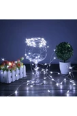 Pazariz Peri Led Işık 10 Metre Beyaz Dekor Lambası 100 Ledli thumbnail 1
