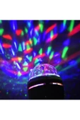 Pazariz 360 Derece Dönen Disko Tarzı Renkli Dekoratif Disco Lamba thumbnail 2