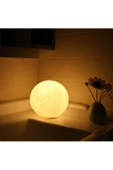 Pazariz Gün Işığı 3D Ay Gece Lambası atif Küre Led Başucu Lambası thumbnail 3