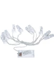 Pazariz Led Işıklı Fotoğraf Mandalları 10 Lu 1,5 Metre YD1043 - 1