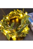 Pazariz Yapraklı Lu 3 Metre Peri Led Pilli Işık Yılbaşı Aydınlatma thumbnail 2
