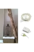 Pazariz 100 Ledli 8 Fonksiyonlu 10 Metre Led Aydınlatma Dekor Lambası (beyaz)- thumbnail 3