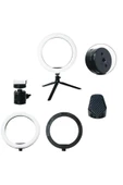 Pazariz Youtube Instagram Tiktok Selfie Stüdyo Video Fotoğraf Ring Light Tripod Led Halka Işık - 1