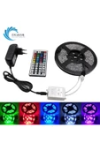 Pazariz Şerit Led 5 Metre Kumandalı Animasyonlu Rgb thumbnail 2