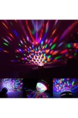 Pazariz 360 Derece Dönen Disko Tarzı Renkli Dekoratif Disco Lamba thumbnail 1