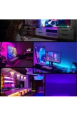 Pazariz erit Led Işık Rgb Hazır Set Tak Çalıştır Kumandalı Adaptörlü Silikonlu - 1