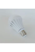 Pazariz Şarjlı Led Ampul 9 Watt Beyaz Işık Acil Durum Aydınlatma thumbnail 2
