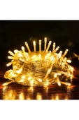 Pazariz 10mt Günışığı 100 Led Fişli Noel Parti Yılbaşı Ağaç Dekoratif Aydınlatma Lambası Animasyonlu Süsleme - 1