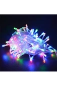 Pazariz 10mt Rgb 100 Led Fişli Noel Parti Yılbaşı Ağaç Dekoratif Aydınlatma Lambası Animasyonlu Süsleme - 3