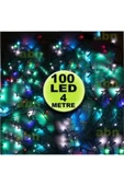 Pazariz 10mt Rgb 100 Led Fişli Noel Parti Yılbaşı Ağaç Dekoratif Aydınlatma Lambası Animasyonlu Süsleme - 2
