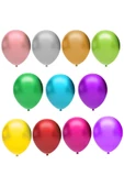 Pazariz T121190 Karışık Baskısız Metalik Balon 100lü /12inç/ Bmb1000t121190 - 1
