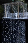 Pazariz 2x2 Metre 320 Led 8 Fonskiyonlu Dekoratif Led Perde Beyaz Renk - 1