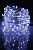 Pazariz Dekoratif 5 Metre 50 Led Peri Led Yılbaşı Kamp Parti Led Beyaz Renk Işık - 1