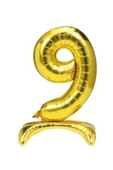 Pazariz Fırsat Ayı Balon 9 Rakamı Ayaklı Folyo Balon thumbnail 1