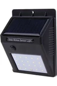 Pazariz Güneş Enerjili Sokak Lambası Solar Bahçe Armatürü Aydınlatması Dış Mekan Işık 20 Led - 3