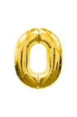 Pazariz Altın Sarısı O Rakam Balon 1 Metre thumbnail 1