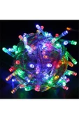 Pazariz 10mt Rgb 100 Led Fişli Noel Parti Yılbaşı Ağaç Dekoratif Aydınlatma Lambası Animasyonlu Süsleme - 1