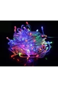 Pazariz 10m Rgb 100 Led Fişli Noel Parti Yılbaşı Ağaç Dekoratif Aydınlatma Lambası Animasyonlu Süsleme - 1