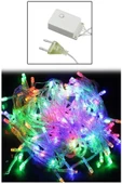 Pazariz 10mt Rgb 100 Led Fişli Noel Parti Yılbaşı Ağaç Dekoratif Aydınlatma Lambası Animasyonlu Süsleme - 1