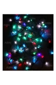 Pazariz 10mt Rgb 100 Led Fişli Noel Parti Yılbaşı Ağaç Dekoratif Aydınlatma Lambası Animasyonlu Süsleme - 3