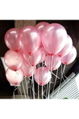 Pazariz Fırsat Ayı Balon - Pembe Metalik Balon - 100 Adet thumbnail 2