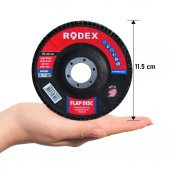 Rodex 15 Parça Flap Disk Avuç İçi Taşlama Zımpara Karma Seti - 5