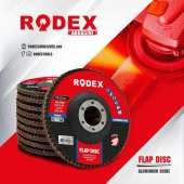 Rodex 15 Parça Flap Disk Avuç İçi Taşlama Zımpara Karma Seti - 9