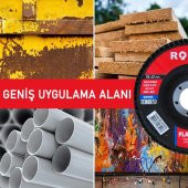 Rodex 15 Parça Flap Disk Avuç İçi Taşlama Zımpara Karma Seti - 10
