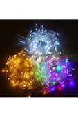 Pazariz 10mt Günışığı 100 Led Fişli Noel Parti Yılbaşı Ağaç Dekoratif Aydınlatma Lambası Animasyonlu Süsleme thumbnail 2