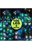 Pazariz 10mt Rgb 100 Led Fişli Noel Parti Yılbaşı Ağaç Dekoratif Aydınlatma Lambası Animasyonlu Süsleme thumbnail 2