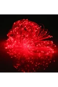 Pazariz 5mt Peri Kırmızı 50 Led Pilli Noel Parti Yılbaşı Ağaç Dekor Aydınlatma Lamba Animasyonlu Süsleme thumbnail 2