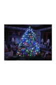 Pazariz 10mt Mavi 100 Led Fişli Noel Parti Yılbaşı Ağaç Dekoratif Aydınlatma Lambası Animasyonlu Süsleme thumbnail 1