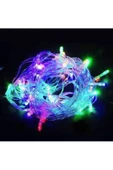 Pazariz 10mt Rgb 100 Led Fişli Noel Parti Yılbaşı Ağaç Dekoratif Aydınlatma Lambası Animasyonlu Süsleme - 3