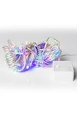 Pazariz 10mt Rgb 100 Led Fişli Noel Parti Yılbaşı Ağaç Dekoratif Aydınlatma Lambası Animasyonlu Süsleme - 1
