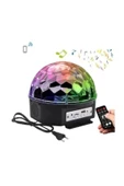 Pazariz Parti Malzemesi Sese Duyarlı Bluetoothlu Led Küre Disko Topu Renkli Işıklı Lazer thumbnail 1