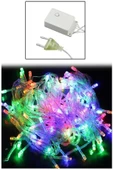 Pazariz 100 Ledli Yılbaşı Led Işık Süs 10 Metre Parti Led Işıkları Fişli thumbnail 3