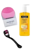 Pazariz Sivilce Karşıtı Cilt Temizleme Jeli + Forever Cilt Temizleme&masaj Aleti+ Derma Roller thumbnail 1