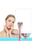 Pazariz Ice Roller Cilt Soğutucu Metal Başlıklı Cilt Sıkılaştırma Aleti - 1